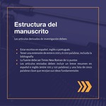 Estructura del manuscrito by Universidad de La Salle. Actualidades Pedagógicas