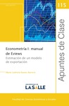 Econometría I: manual de Eviews by María Gabriela Ramos Barrera